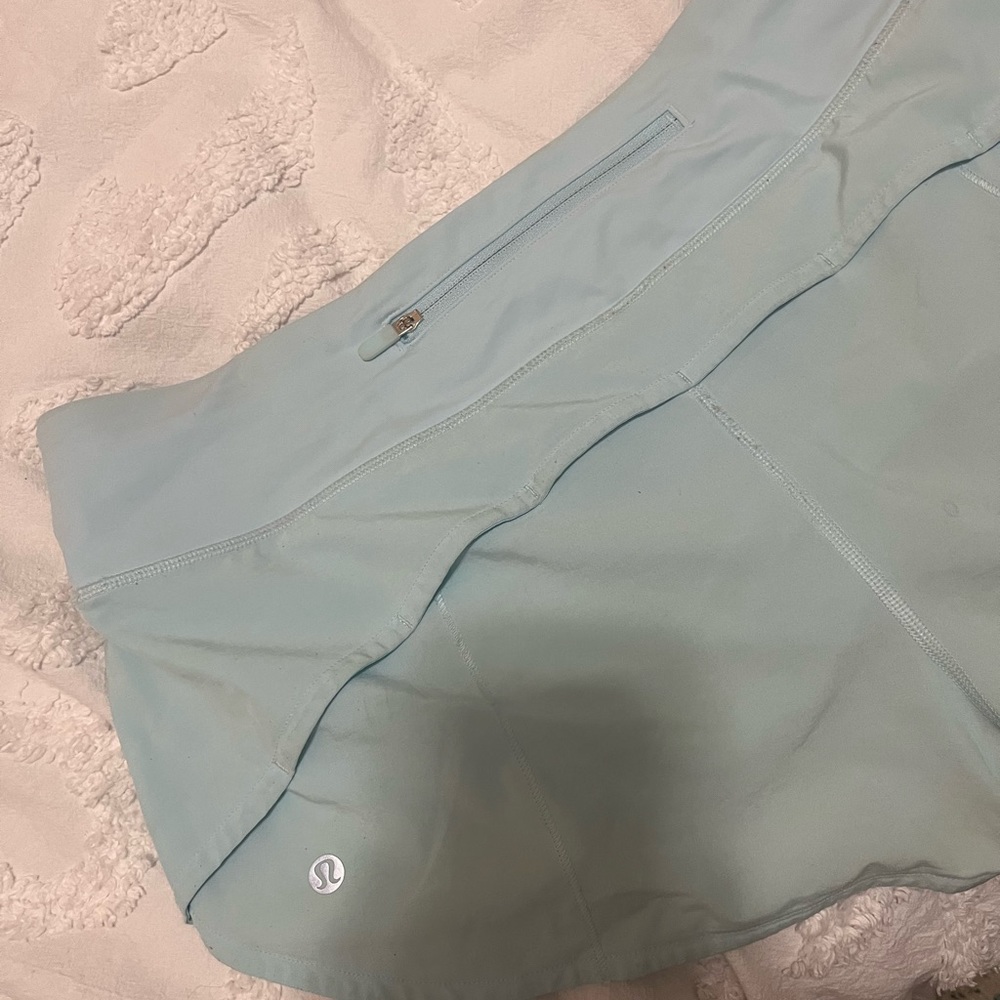 SOLD Light blue lululemon speed up short